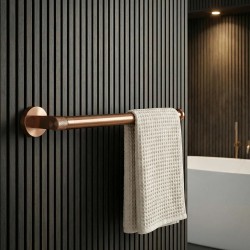 Wieszak łazienkowy jednoramienny 39106 ORI Miedź Szczotkowana