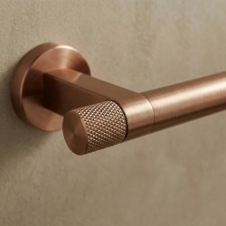Wieszak łazienkowy jednoramienny 39106 ORI Miedź Szczotkowana