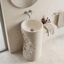 Umywalka Wolnostojąca REA Travena Round