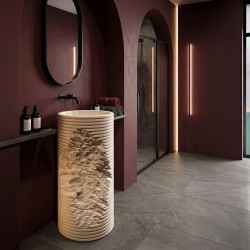 Umywalka Wolnostojąca REA Travena Round