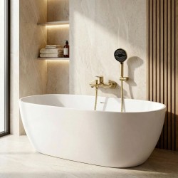 Bateria wannowa PREMIUM REA Vision Złota Szczotkowana