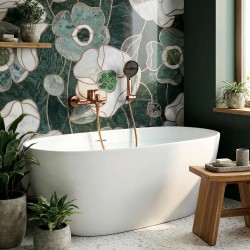 Bateria wannowa PREMIUM REA Vision Miedź Szczotkowana