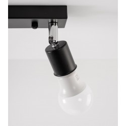 Lampa Sufitowa Reflektor Plafon APP696-2C Czarna