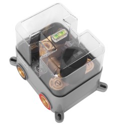 Zestaw Prysznicowy Podtynkowy z termostatem LUNGO Czarny + BOX