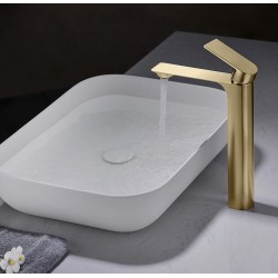 Bateria Umywalkowa REA URBAN Złota Wysoka