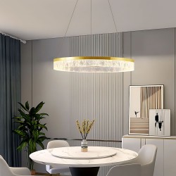 Lampa wisząca LHJ047-CP 80 cm ZŁOTA