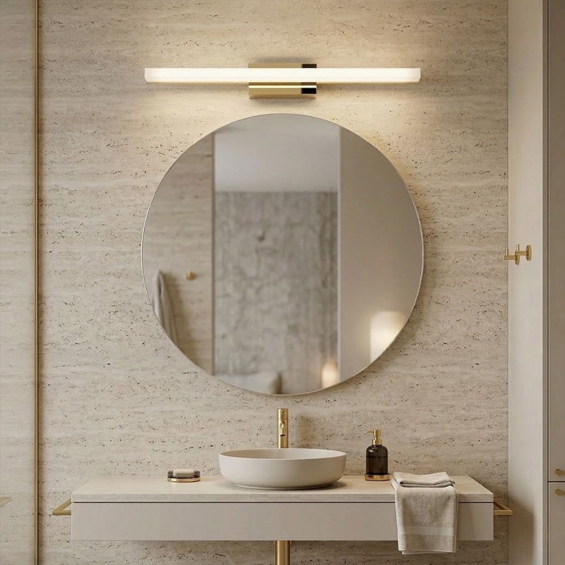 KINKIET ŁAZIENKOWY LED 80CM APP1850-1W GOLD