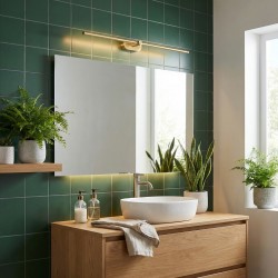 Kinkiet łazienkowy LED APP1894-1W 80 cm Złoto szczotkowane