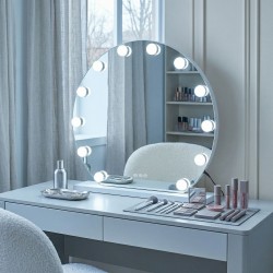 Lustro LED Hollywood Okrągłe White 50 cm