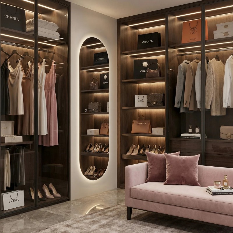 Lustro ścienne LED 150x50cm MOL-OV