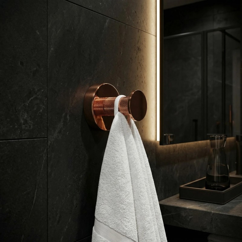 Wieszak łazienkowy 6606A Modern Miedź