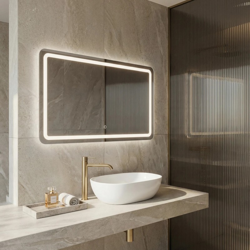 Lustro ścienne LED 100x60cm EDIT