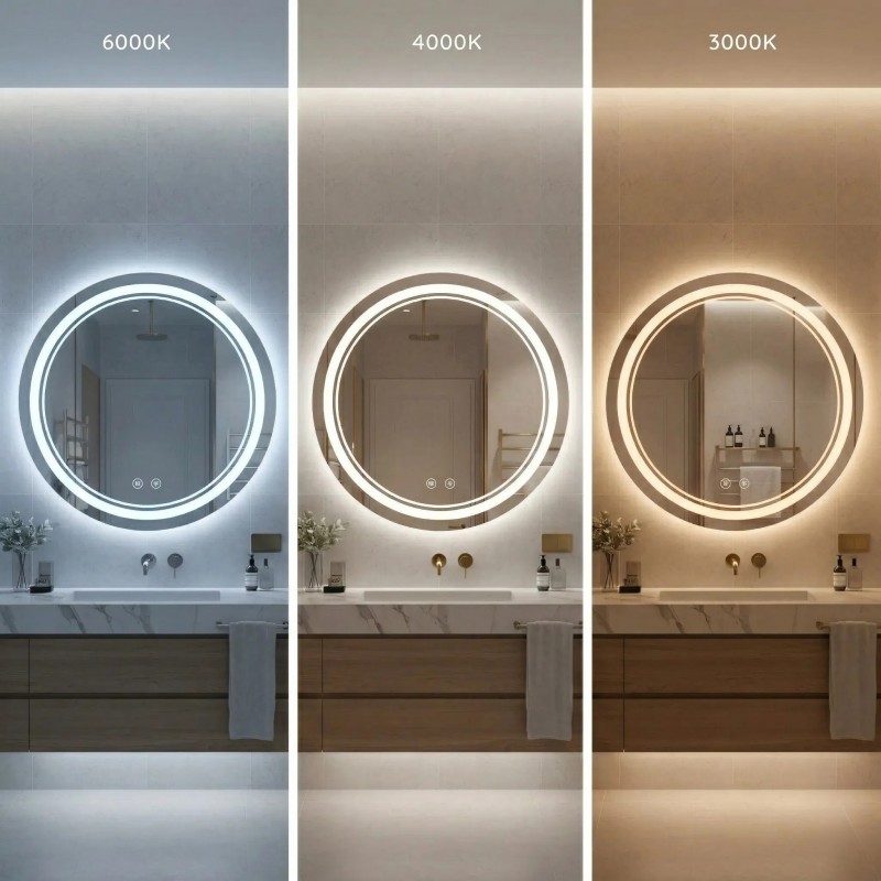 Lustro ścienne LED SOFT 50