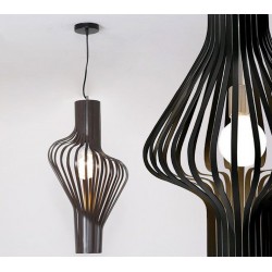 LAMPA SUFITOWA GEOMETRYCZNA APP484-1CP CZARNA