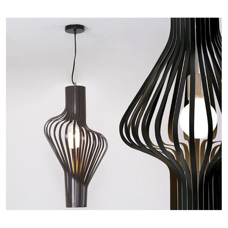 LAMPA SUFITOWA GEOMETRYCZNA APP484-1CP CZARNA