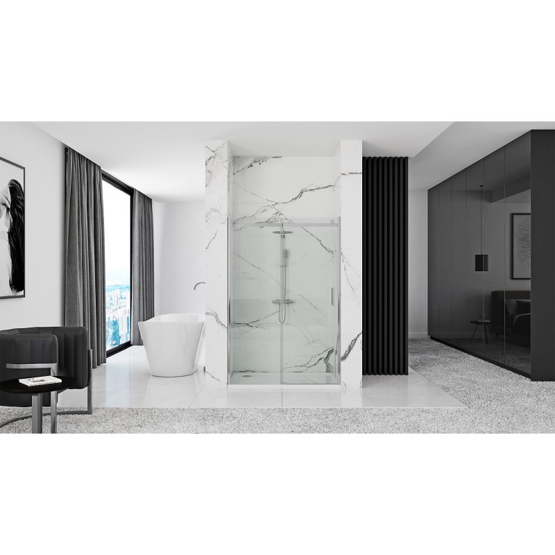 Drzwi prysznicowe Rea Nixon-2 120 Chrome