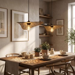 LAMPA SUFITOWA WISZĄCA APP1468-1CP czarna/stare złoto