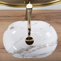 Umywalka nablatowa Rea AMELIA MINI AIAX SHINY