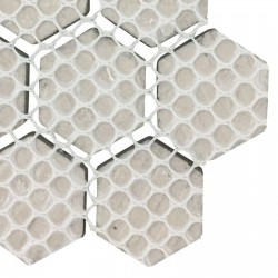 Mozaika hexagon 133422 Biała