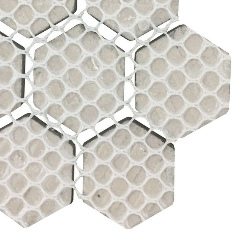 Mozaika hexagon 133422 Biała