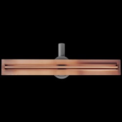 Odpływ Liniowy Rea Neox Slim Pro Brush Copper 90