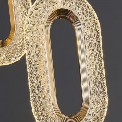 LAMPA WISZĄCA KRYSZTAŁOWA LED G113-1CP Złota