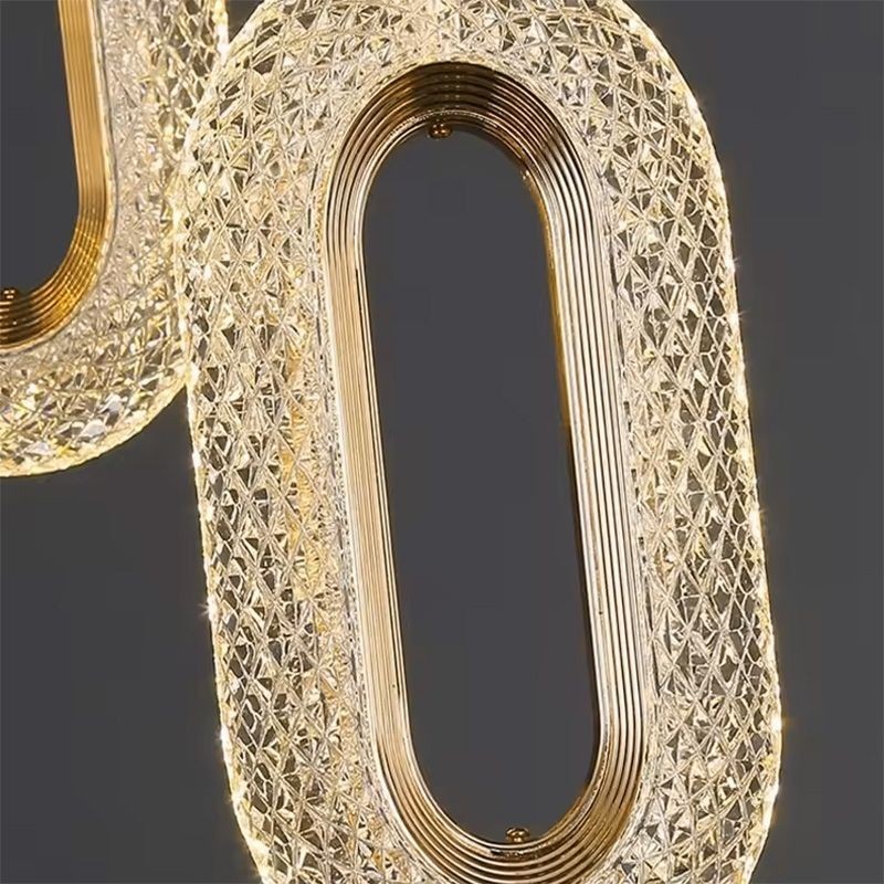 LAMPA WISZĄCA KRYSZTAŁOWA LED G113-1CP Złota