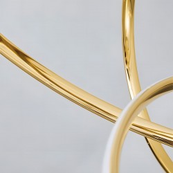 LAMPA WISZĄCA LED G082-3CPR Złota