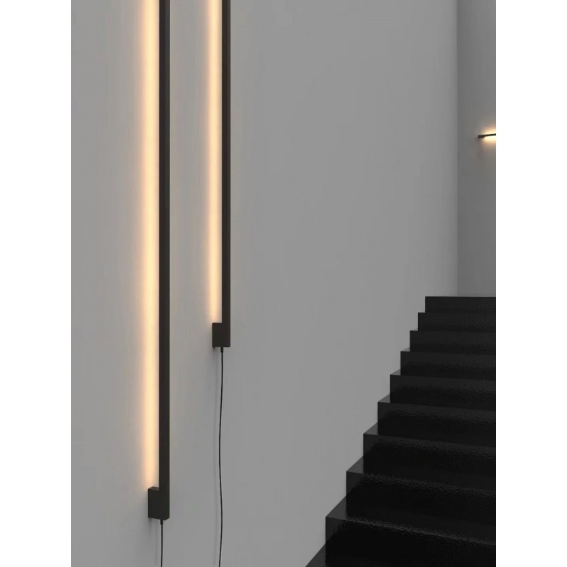 KINKIET ŚCIENNY LED LHJ065-W 120cm CZARNY