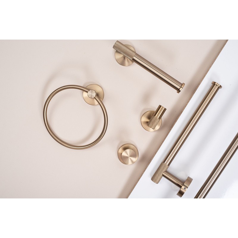 UCHWYT NA PAPIER TOALETOWY 6611 Modern Złoty Szczotkowany