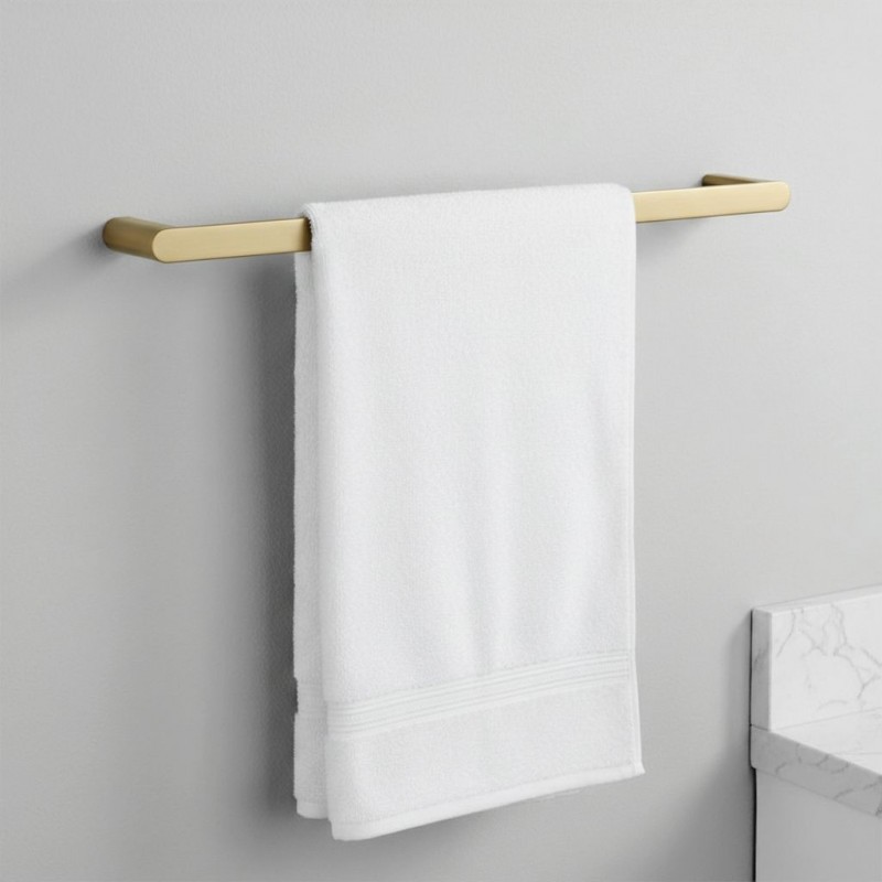 Zestaw akcesoriów łazienkowych Mati Złoty Szczotkowany 4 elementy