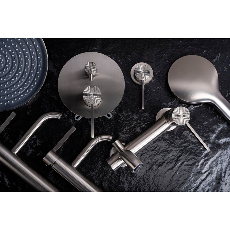 Zestaw natryskowy podtynkowy Rea Foster Nikiel Szczotkowany + BOX