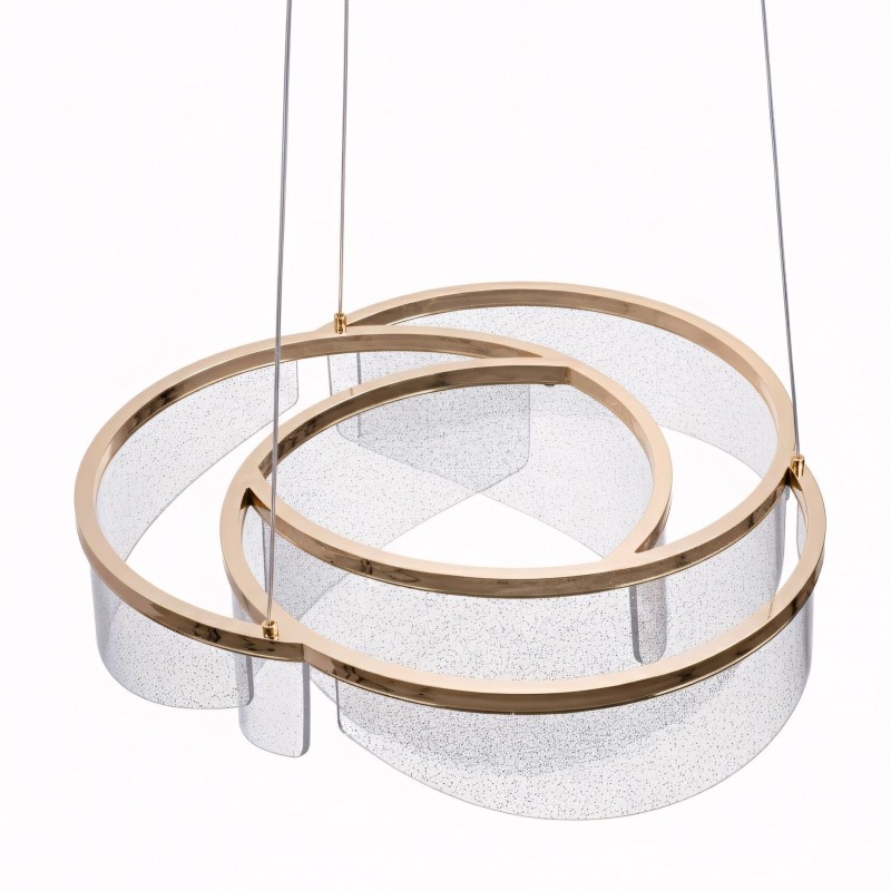 Lampa sufitowa wisząca LED G138-CP 50cm Złota