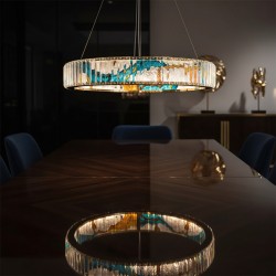 LAMPA SUFITOWA WISZĄCA LED APP1748-CP 60CM