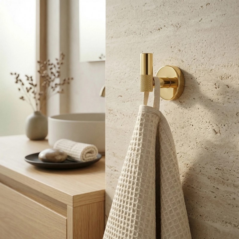 Wieszak łazienkowy 6606 Modern Złoty