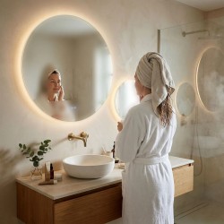 LUSTRO ŚCIENNE LED R-8040 80cm + 40cm