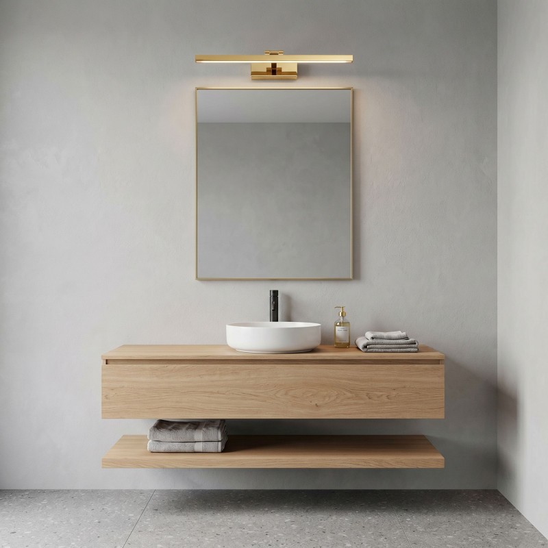 Kinkiet łazienkowy LED APP1861-1W 60 cm Złoty