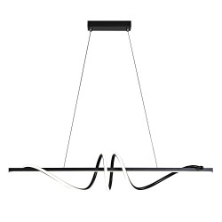 Lampa WISZĄCA LED LHJ023-CP 120 cm CZARNA