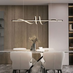 Lampa WISZĄCA LED LHJ023-CP 120 cm CZARNA