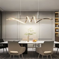 Lampa WISZĄCA LED LHJ023-CP 120 cm CZARNA