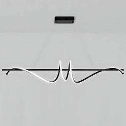 Lampa WISZĄCA LED LHJ023-CP 120 cm CZARNA