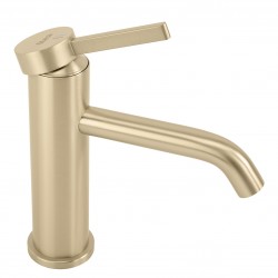 Bateria umywalkowa Rea Rivo Złota Szczotkowana