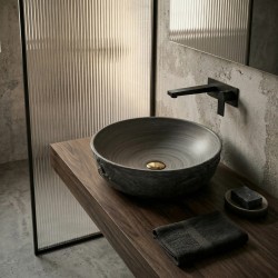 Umywalka nablatowa Rea Babilon Silver