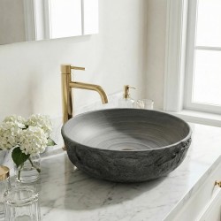 Umywalka nablatowa Rea Babilon Silver