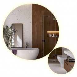 LUSTRO ŚCIENNE LED R-9045 90cm + 45cm