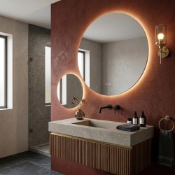 LUSTRO ŚCIENNE LED R-9045 90cm + 45cm