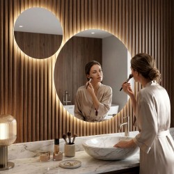 LUSTRO ŚCIENNE LED R-9045 90cm + 45cm