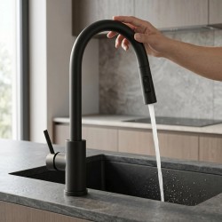 Bateria kuchenna Rea Fresh Touch Czarna