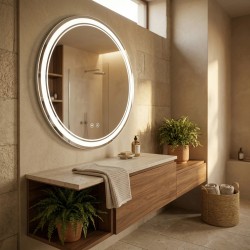 Lustro ścienne LED SOFT 90