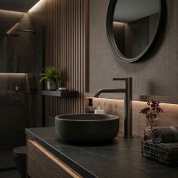 Bateria umywalkowa Rea Rivo Tytan Wysoka